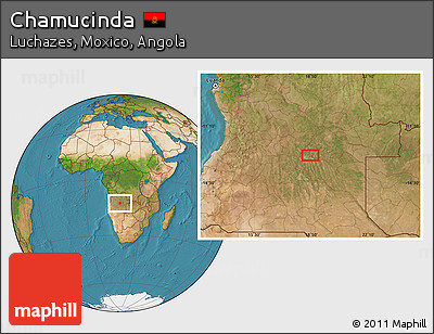 Satellite Location Map of Chamucinda
