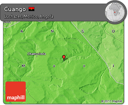 Political Map of Cuango