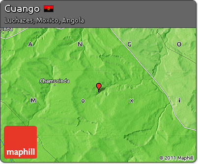 Political Map of Cuango