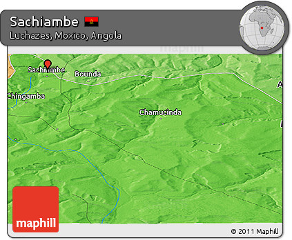 Political Panoramic Map of Sachiambe