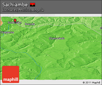 Political Panoramic Map of Sachiambe