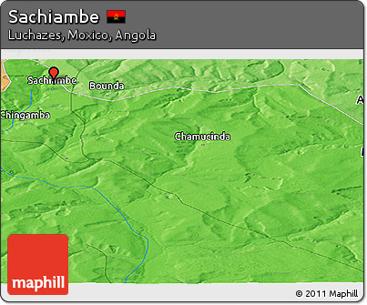 Political Panoramic Map of Sachiambe
