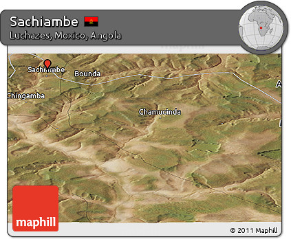 Satellite Panoramic Map of Sachiambe