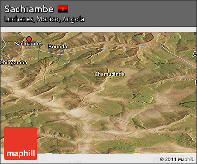 Satellite Panoramic Map of Sachiambe