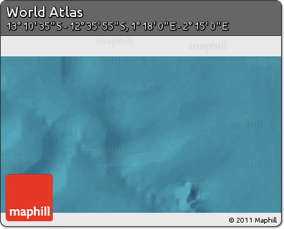 Satellite 3D Map of the Area around 12° 53' 15" S, 1° 46' 29" E