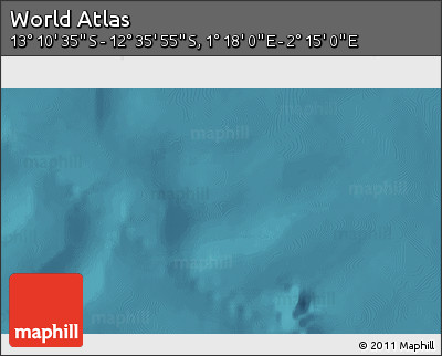 Satellite 3D Map of the Area around 12° 53' 15" S, 1° 46' 29" E