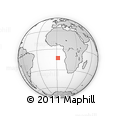 Outline Map of the Area around 12° 53' 15" S, 1° 46' 29" E, rectangular outline