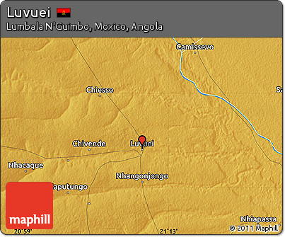 Physical Map of Luvuei