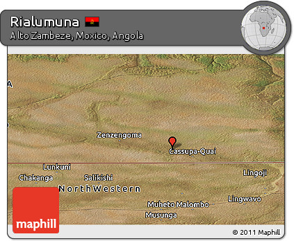 Satellite Panoramic Map of Rialumuna
