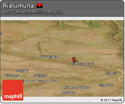 Satellite Panoramic Map of Rialumuna