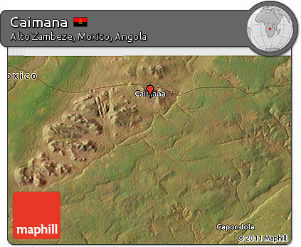 Satellite 3D Map of Caimana