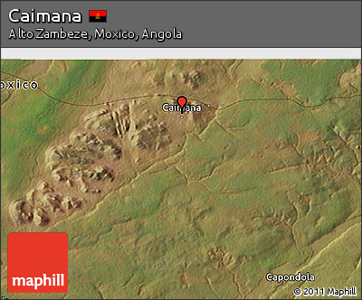 Satellite 3D Map of Caimana