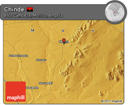 Physical Map of Chinde