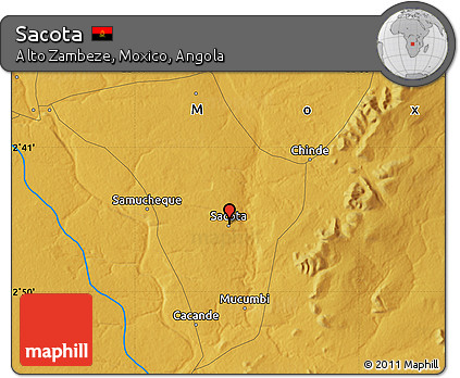 Physical Map of Sacota