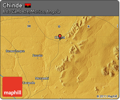Physical Map of Chinde