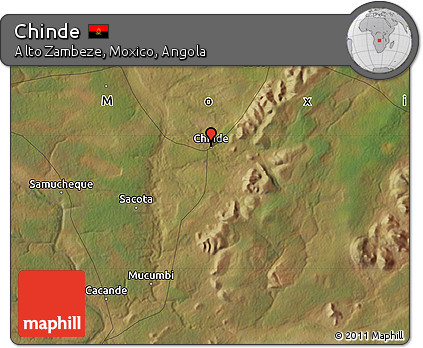 Satellite Map of Chinde