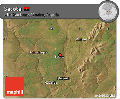 Satellite Map of Sacota