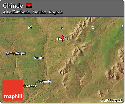 Satellite Map of Chinde