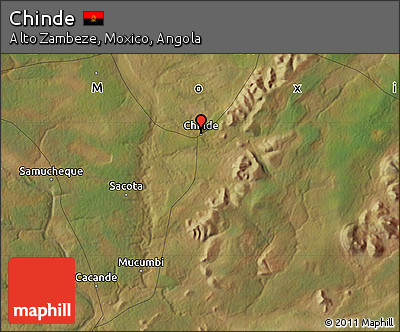 Satellite Map of Chinde