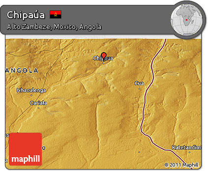 Physical 3D Map of Chipaúa