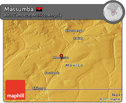 Physical 3D Map of Massumba