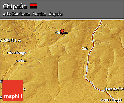 Physical 3D Map of Chipaúa