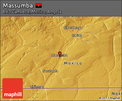 Physical 3D Map of Massumba