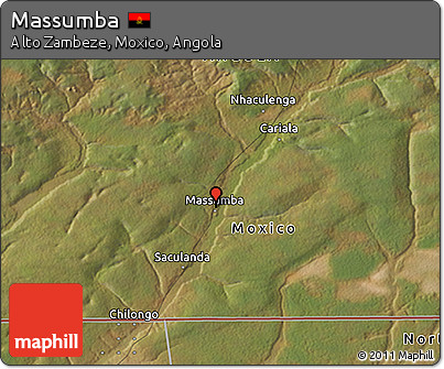 Satellite 3D Map of Massumba