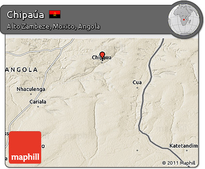 Shaded Relief 3D Map of Chipaúa