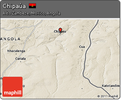 Shaded Relief 3D Map of Chipaúa