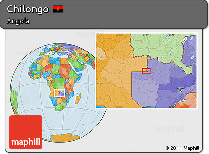 Political Location Map of Chilongo