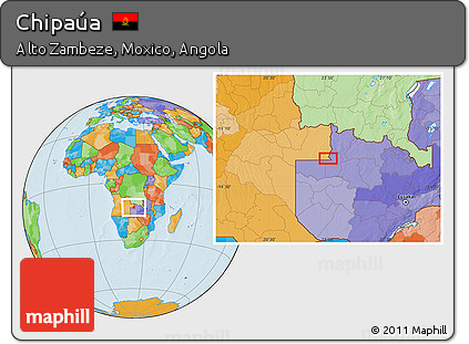 Political Location Map of Chipaúa