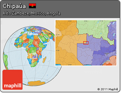 Political Location Map of Chipaúa