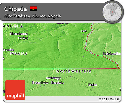 Political Panoramic Map of Chipaúa
