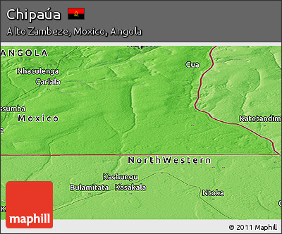 Political Panoramic Map of Chipaúa