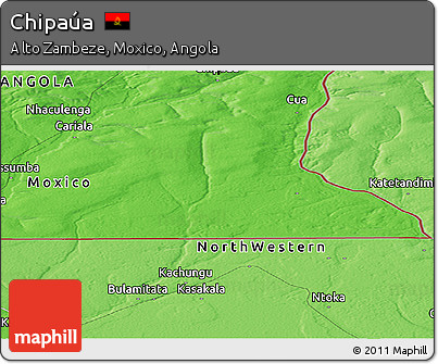 Political Panoramic Map of Chipaúa