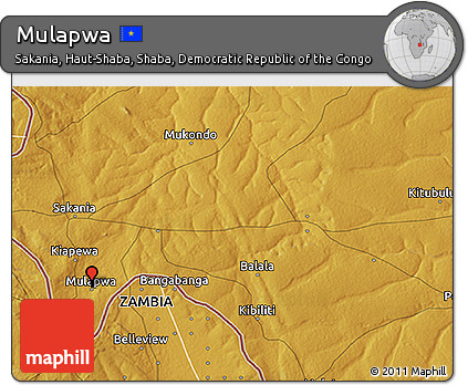 Physical 3D Map of Mulapwa