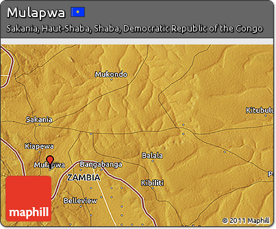Physical 3D Map of Mulapwa