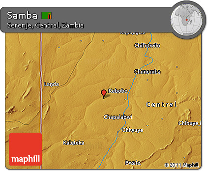 Physical 3D Map of Samba