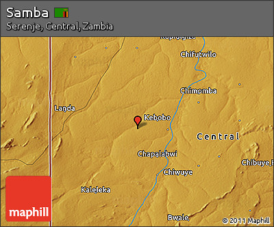 Physical 3D Map of Samba