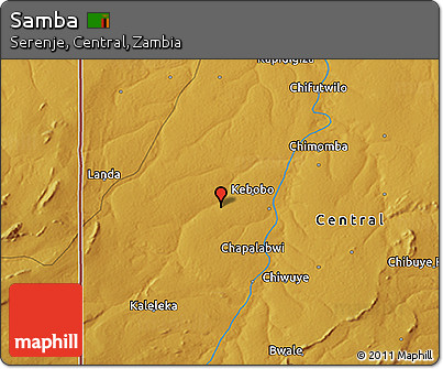 Physical 3D Map of Samba