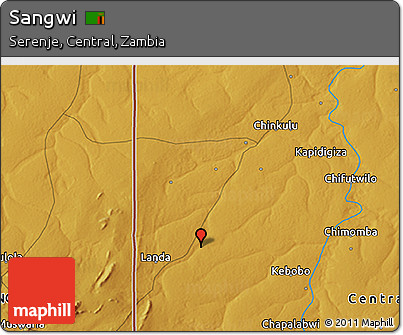 Physical 3D Map of Sangwi
