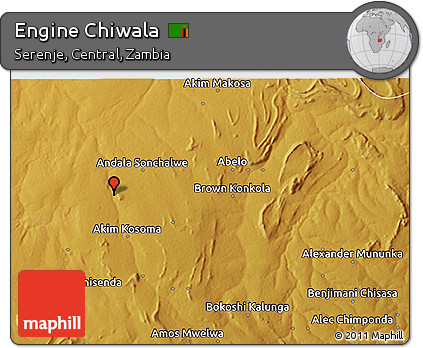 Physical 3D Map of Engine Chiwala
