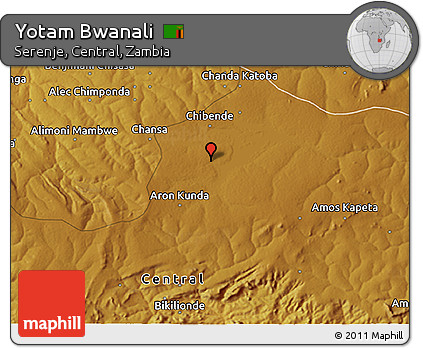 Physical 3D Map of Yotam Bwanali