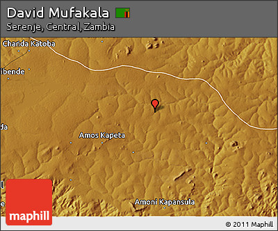 Physical 3D Map of David Mufakala