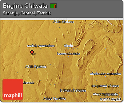 Physical 3D Map of Engine Chiwala