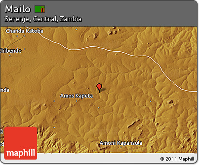 Physical 3D Map of Mailo
