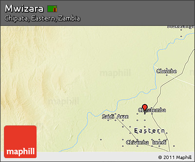 Physical 3D Map of Mwizara