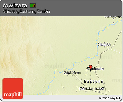 Physical 3D Map of Mwizara