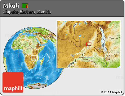 Physical Location Map of Mkuli